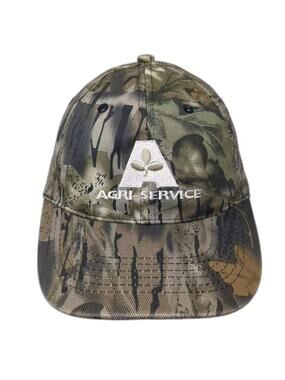 T&Y Agri-Service Camo Green Baseball Cap One Size Adjustable Strapback Hat